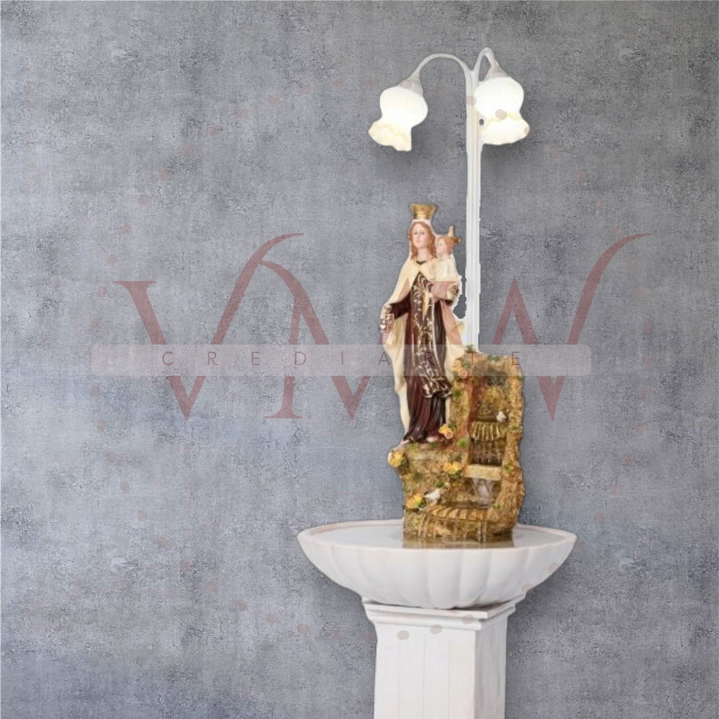FUENTE LÁMPARA VIRGEN DEL CARMEN