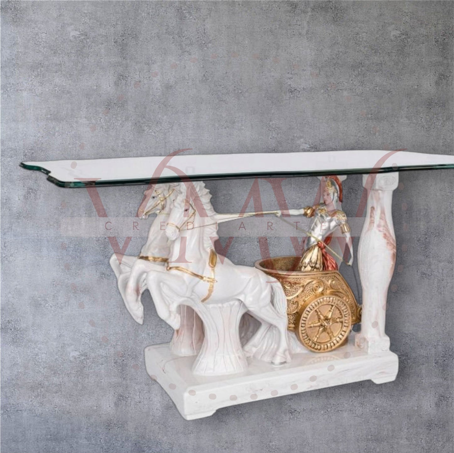BASE COMEDOR BIGA ROMANA DECORADA