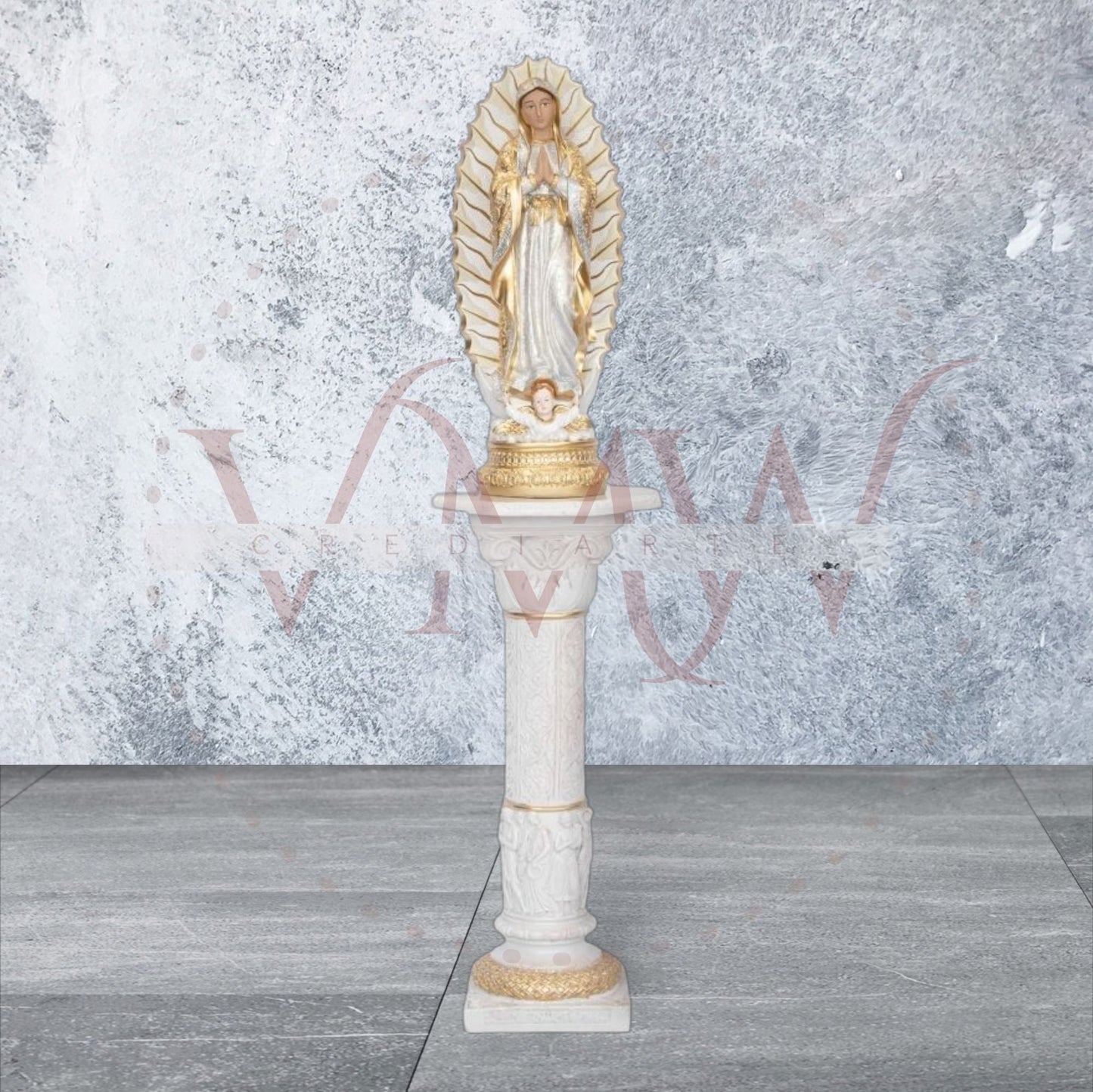 COLUMNA GRIEGA DECORADA