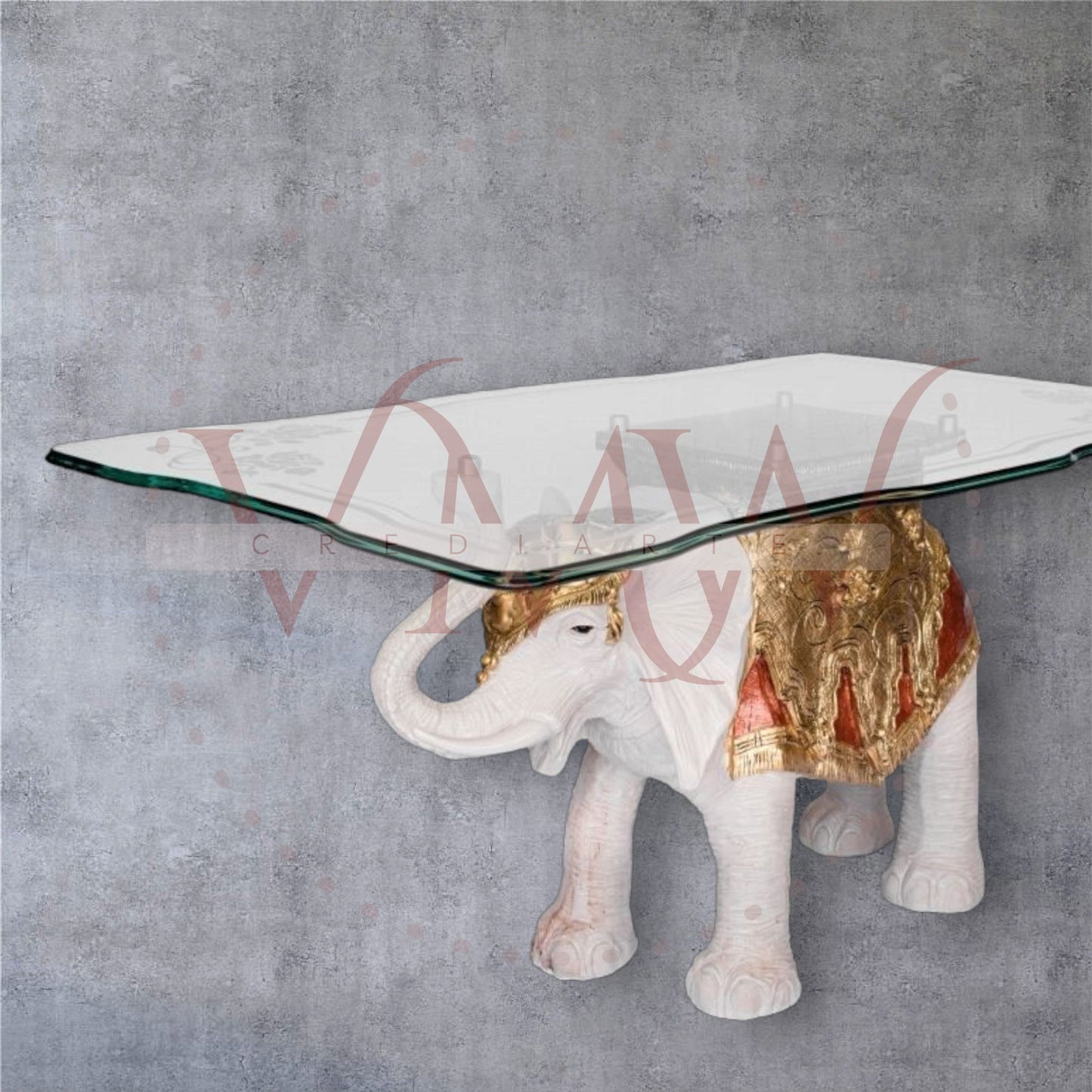 BASE COMEDOR ELEFANTE DECORADO