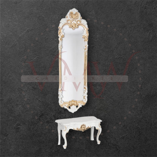 CONSOLA LUIS XV PEQUEÑA DECORADA