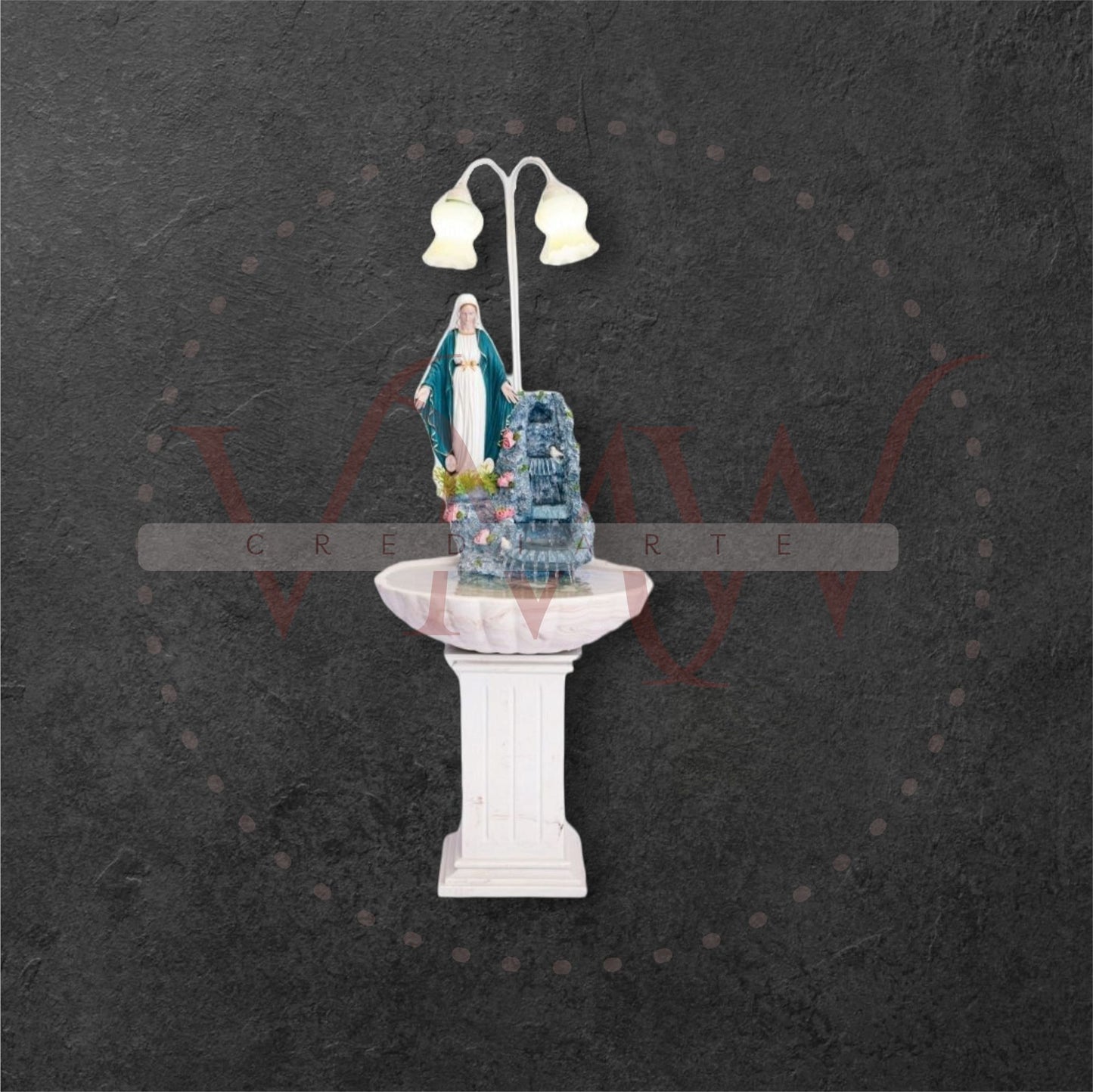 FUENTE LÁMPARA VIRGEN MILAGROSA