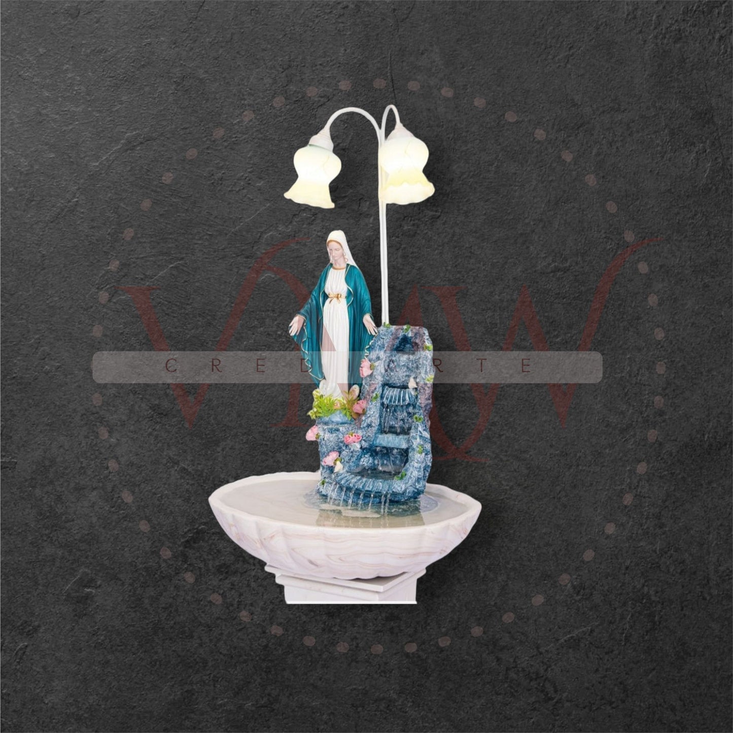 FUENTE LÁMPARA VIRGEN MILAGROSA