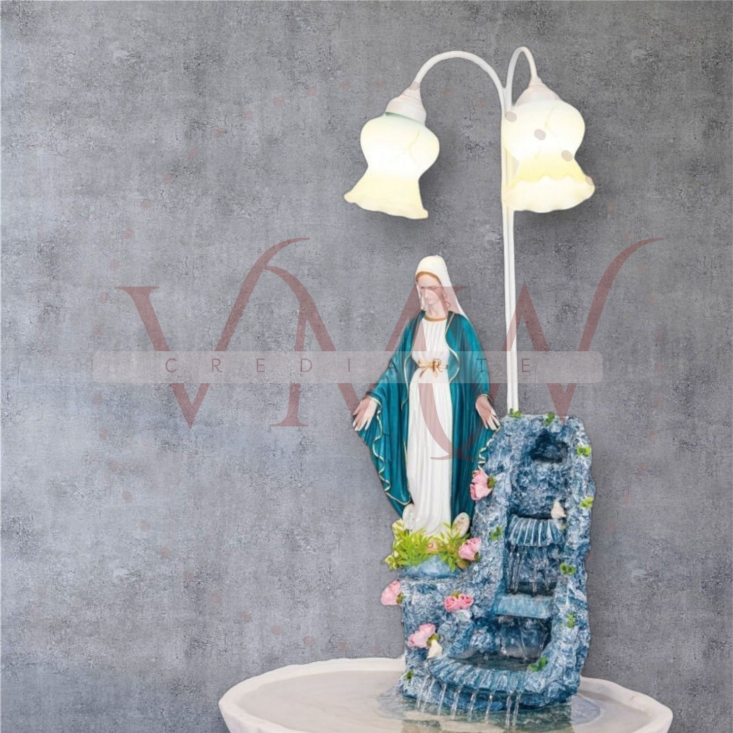FUENTE LÁMPARA VIRGEN MILAGROSA