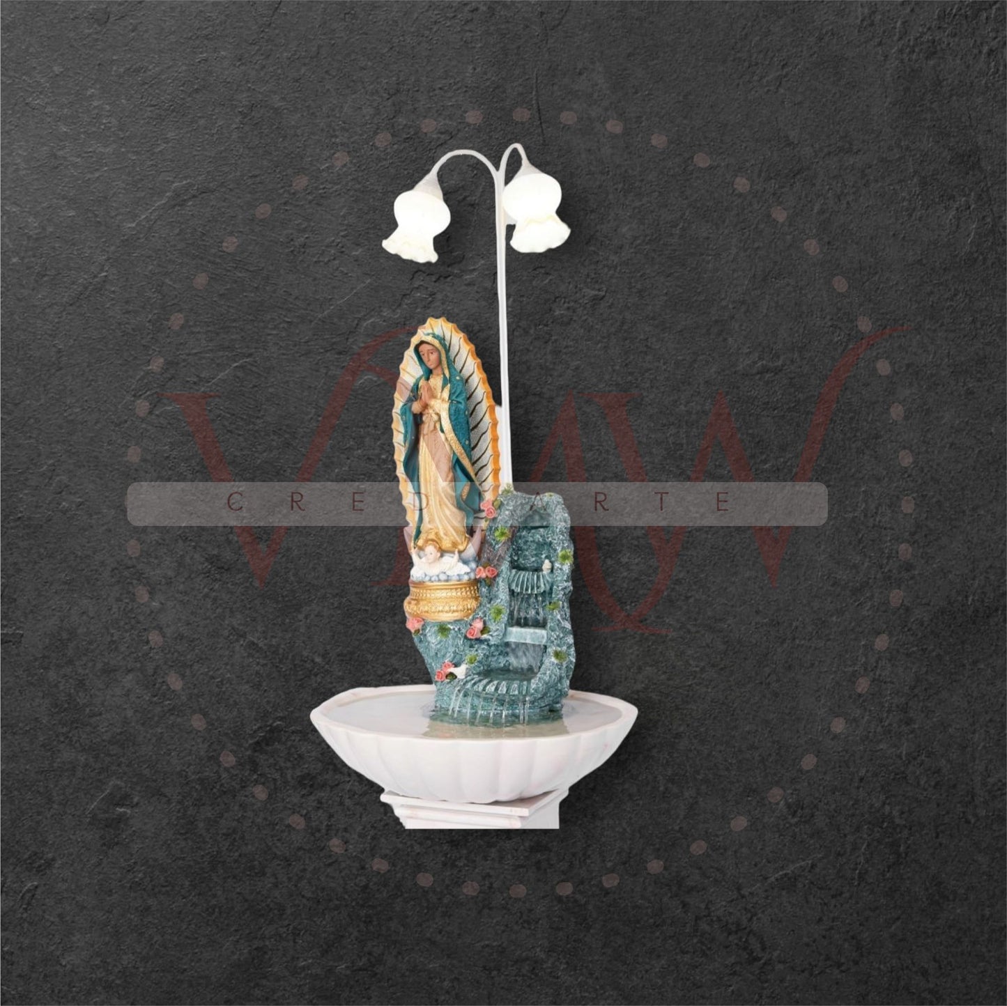 FUENTE LÁMPARA VIRGEN DE GUADALUPE