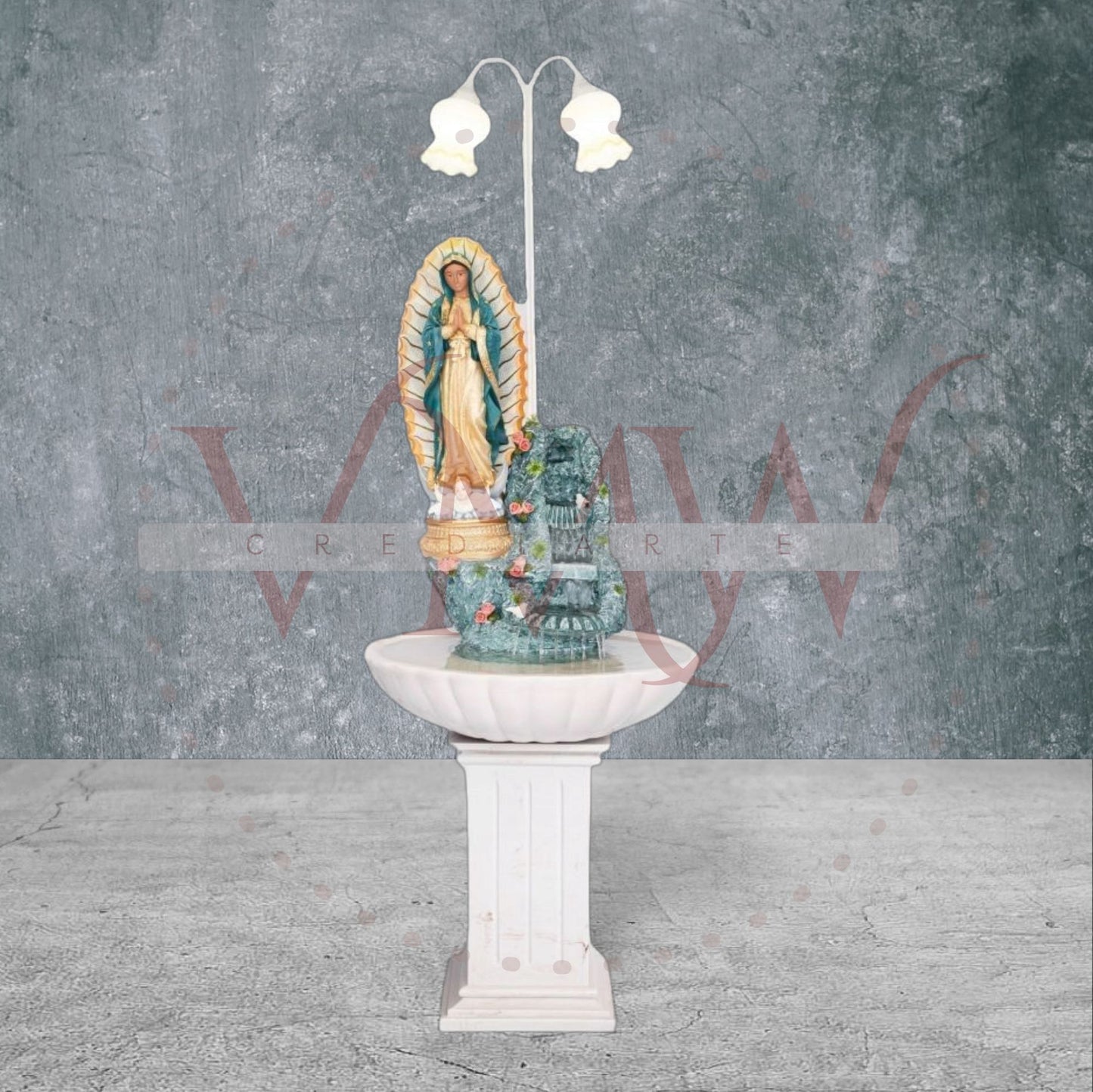 FUENTE LÁMPARA VIRGEN DE GUADALUPE