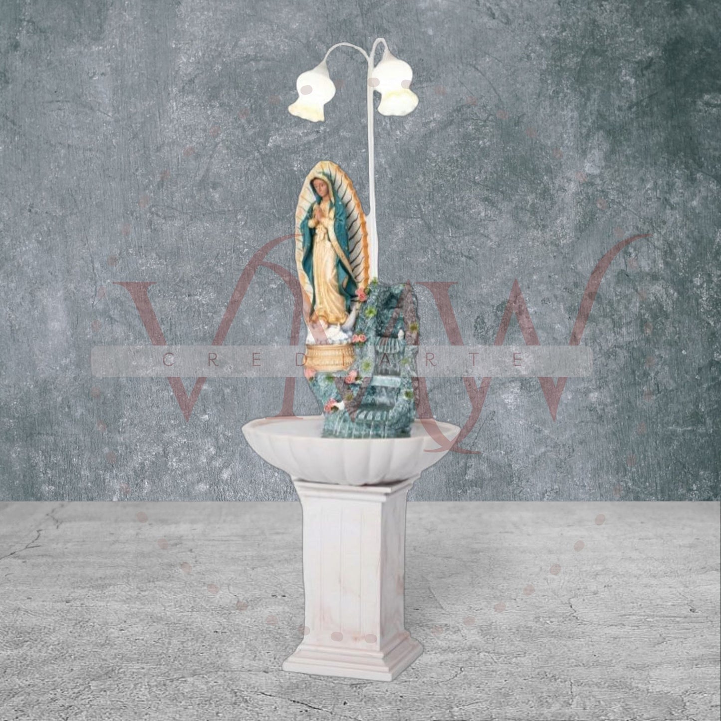 FUENTE LÁMPARA VIRGEN DE GUADALUPE