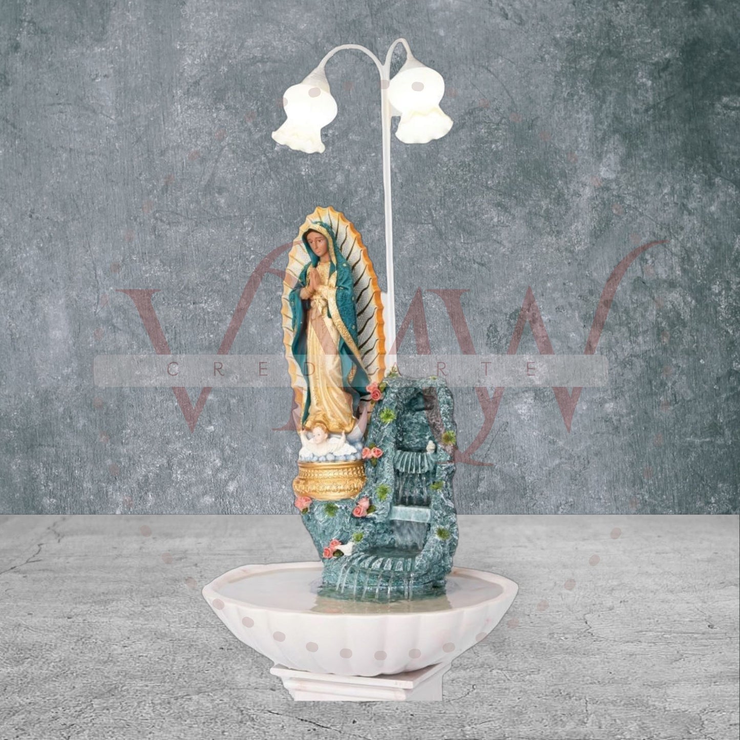 FUENTE LÁMPARA VIRGEN DE GUADALUPE