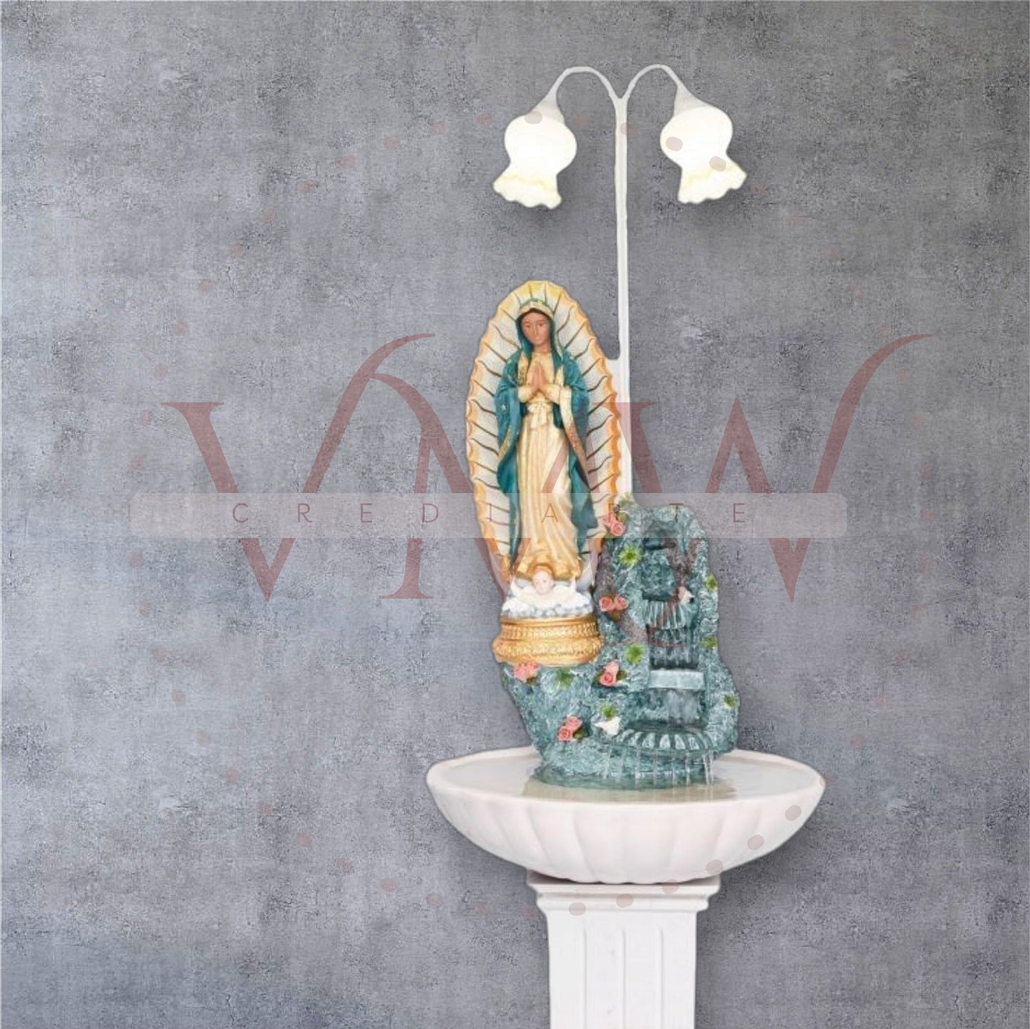 FUENTE LÁMPARA VIRGEN DE GUADALUPE