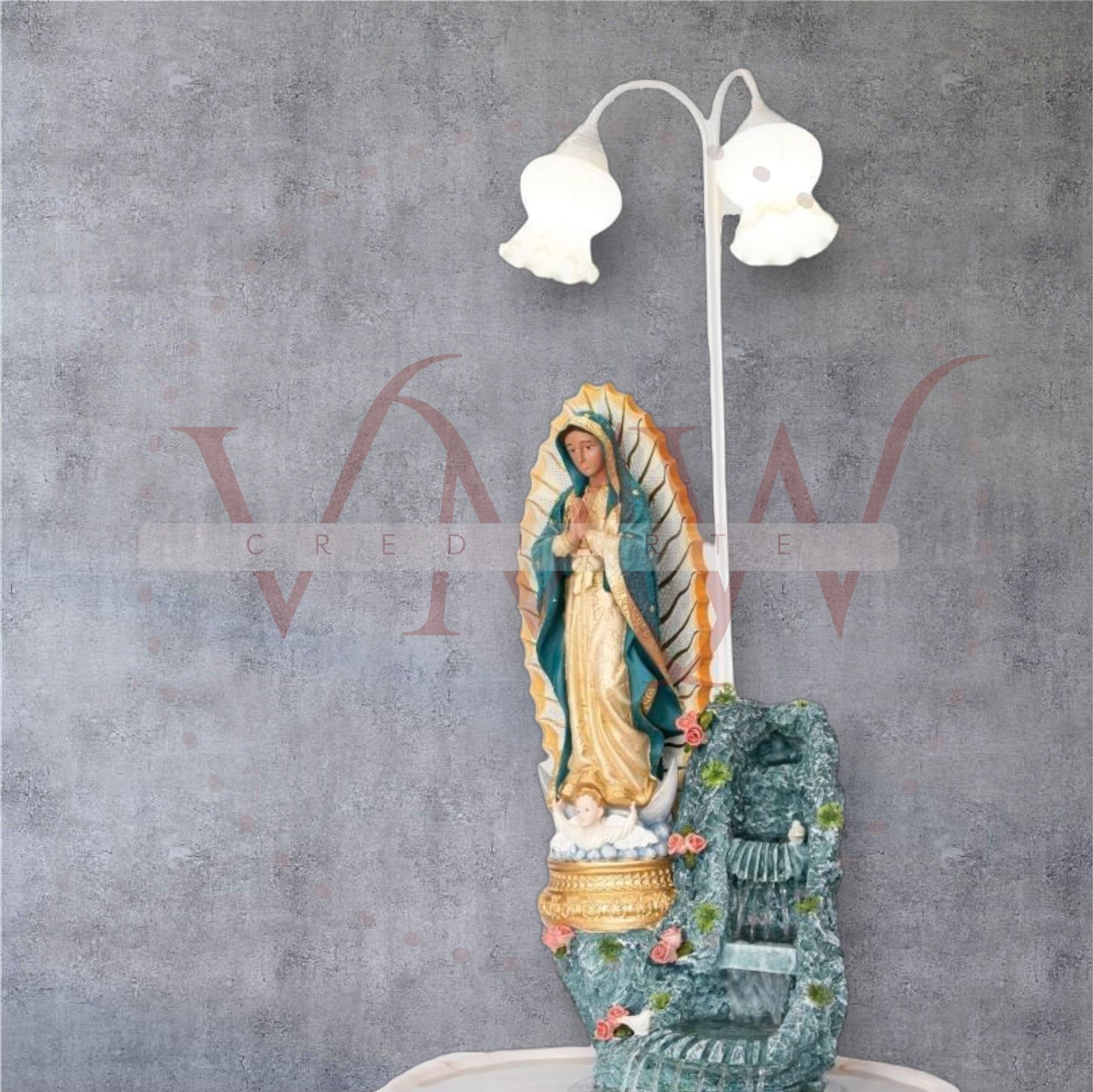 FUENTE LÁMPARA VIRGEN DE GUADALUPE