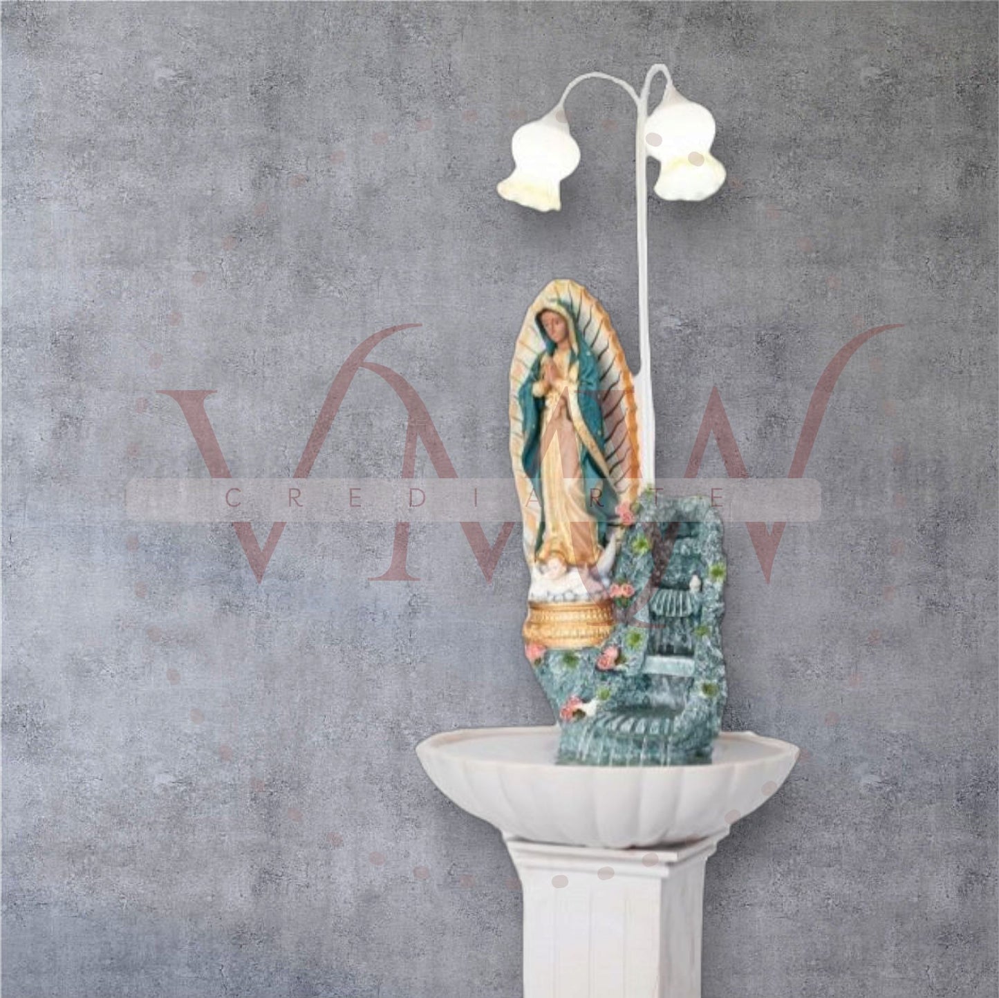 FUENTE LÁMPARA VIRGEN DE GUADALUPE