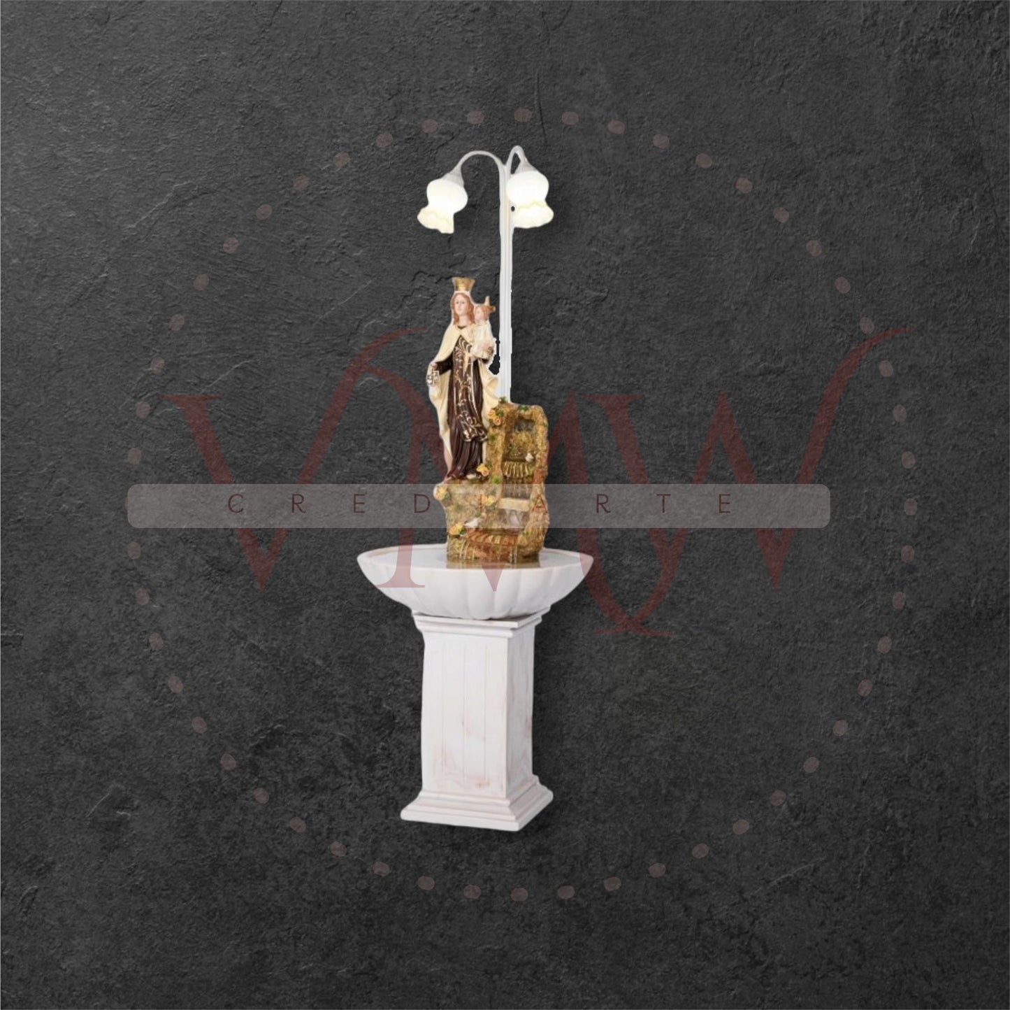 FUENTE LÁMPARA VIRGEN DEL CARMEN
