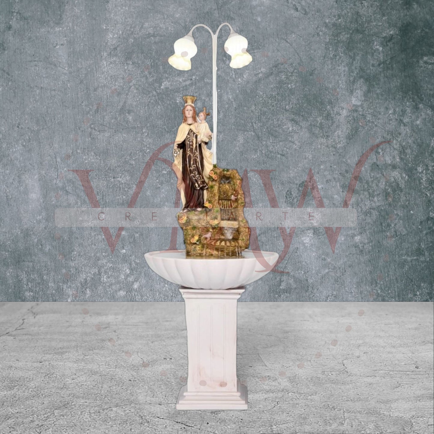 FUENTE LÁMPARA VIRGEN DEL CARMEN