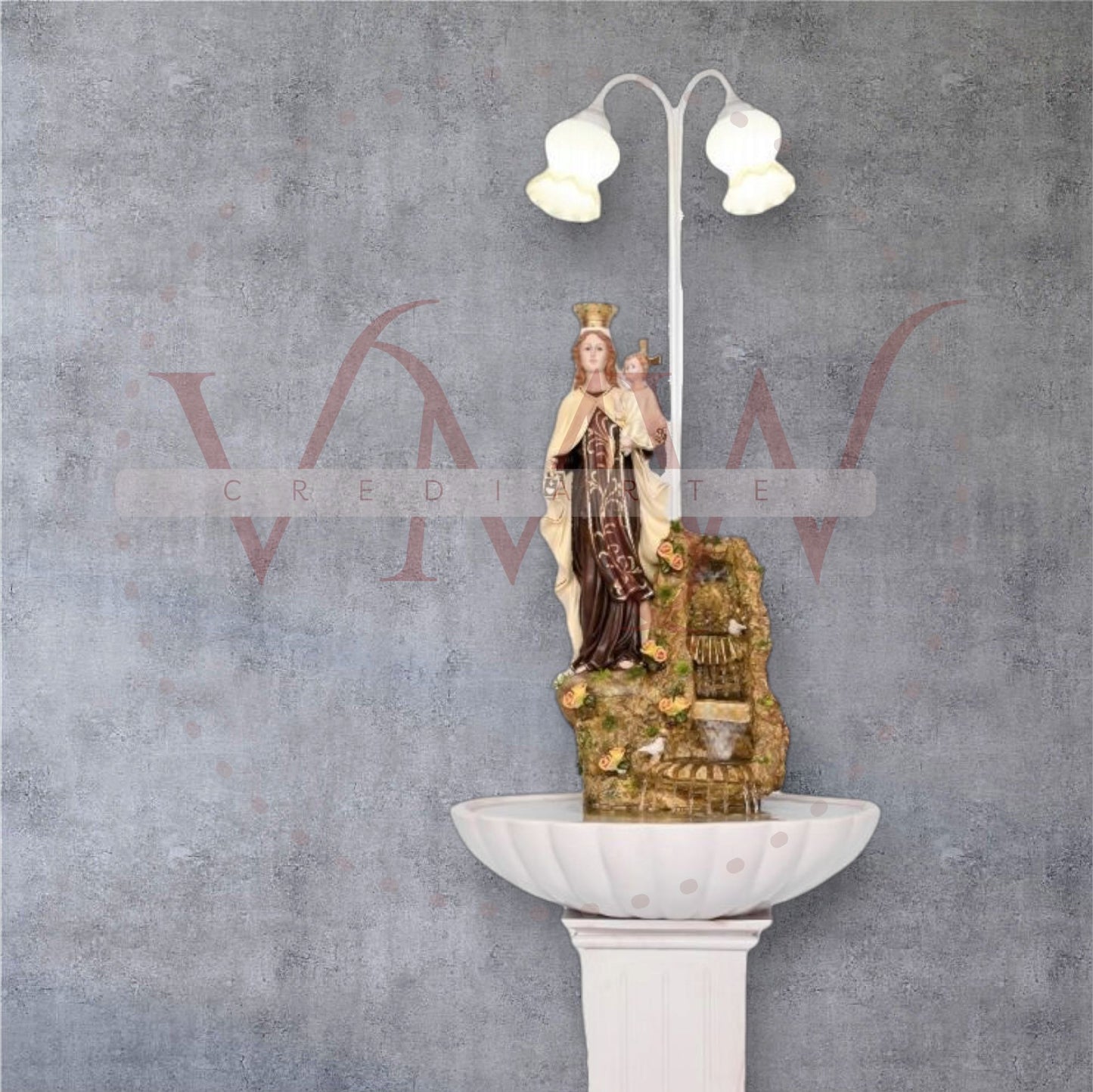 FUENTE LÁMPARA VIRGEN DEL CARMEN