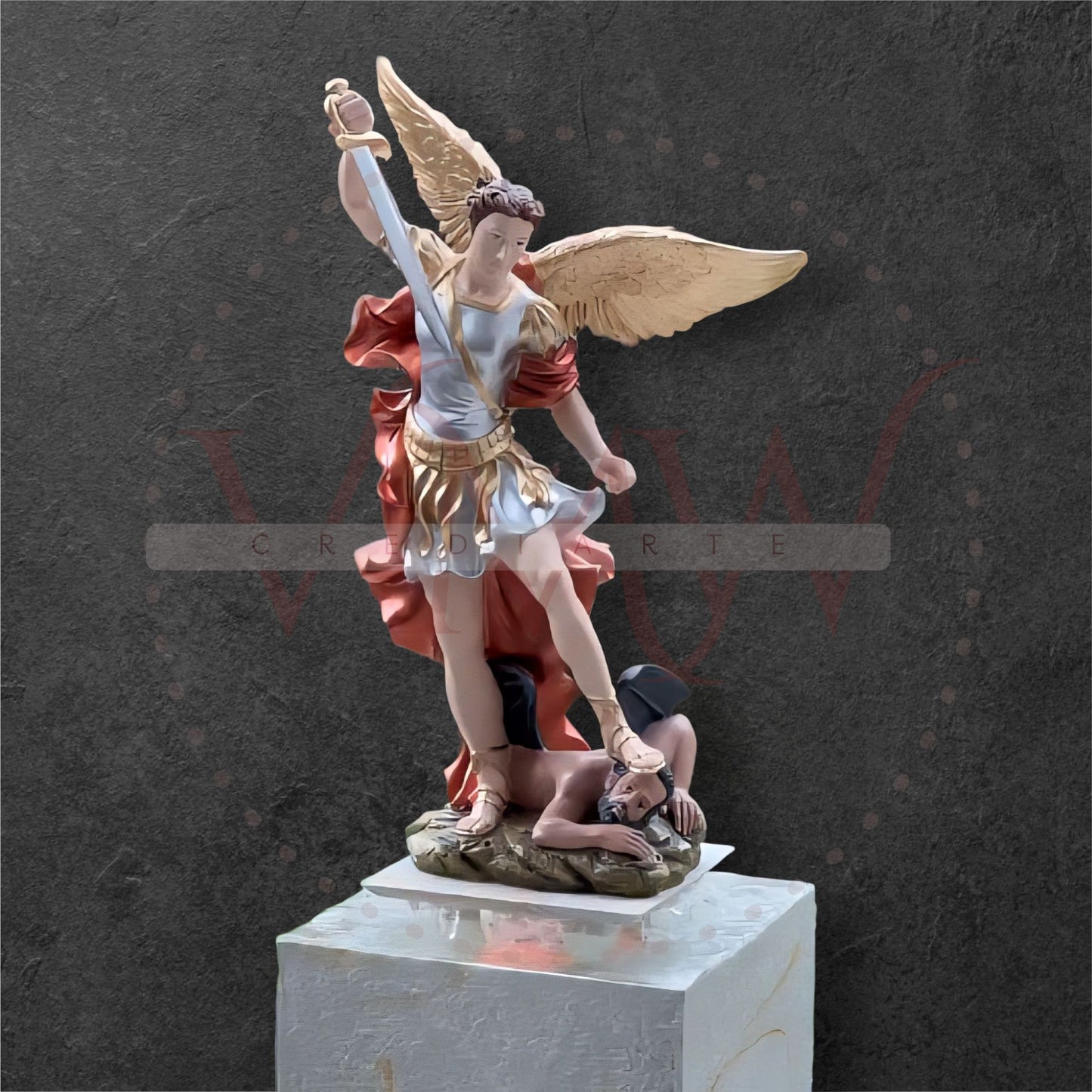 FUENTE LÁMPARA ZEN CON FIGURA