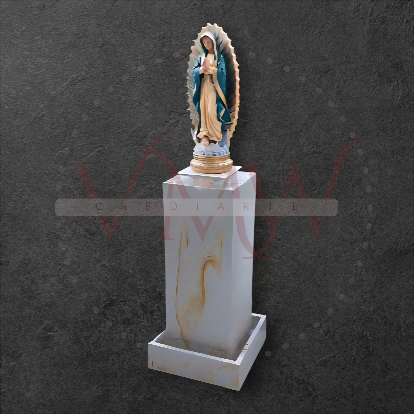 FUENTE LÁMPARA ZEN CON FIGURA