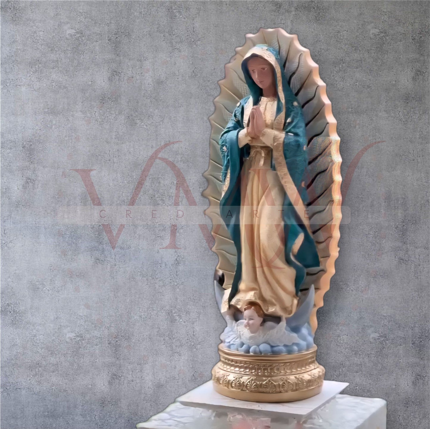 FUENTE LÁMPARA ZEN CON FIGURA