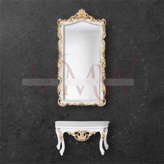 CONSOLA LUIS XV GRANDE DECORADA