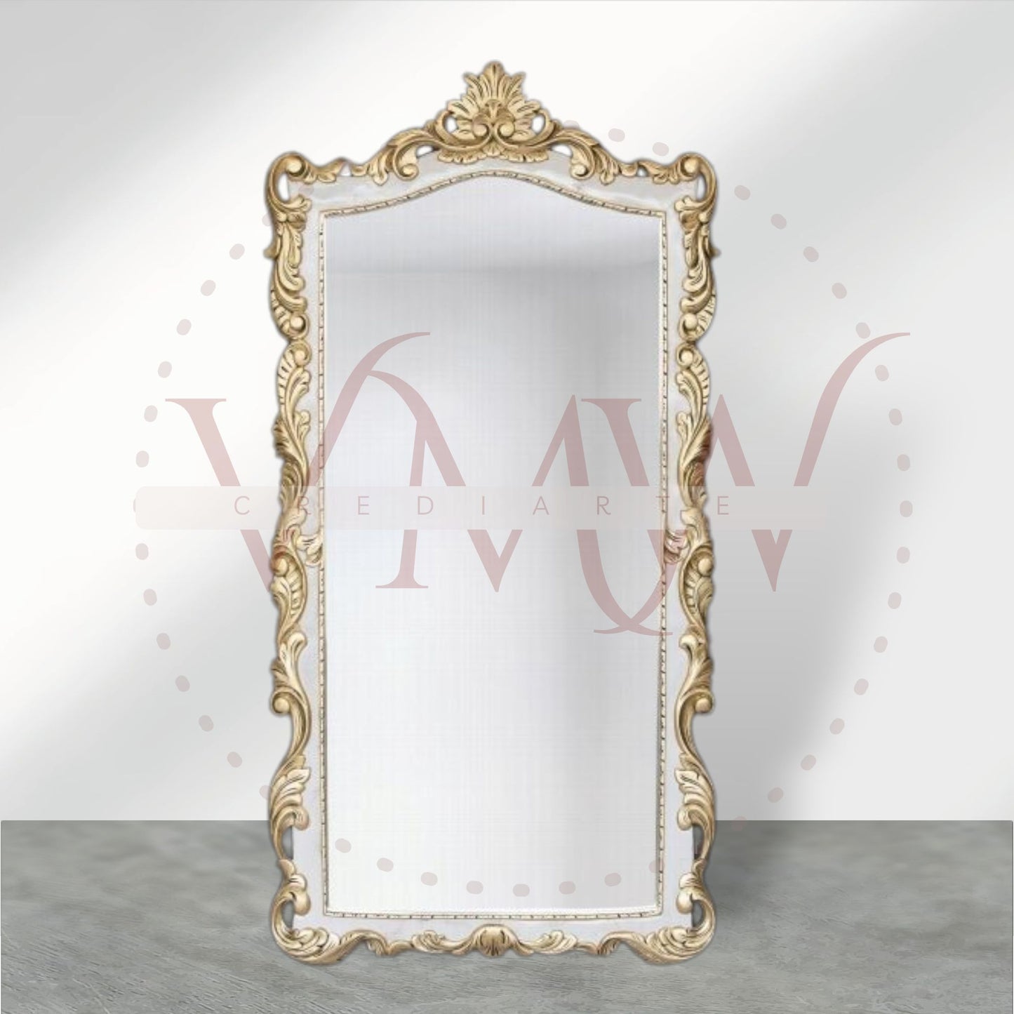 CONSOLA LUIS XV GRANDE DECORADA