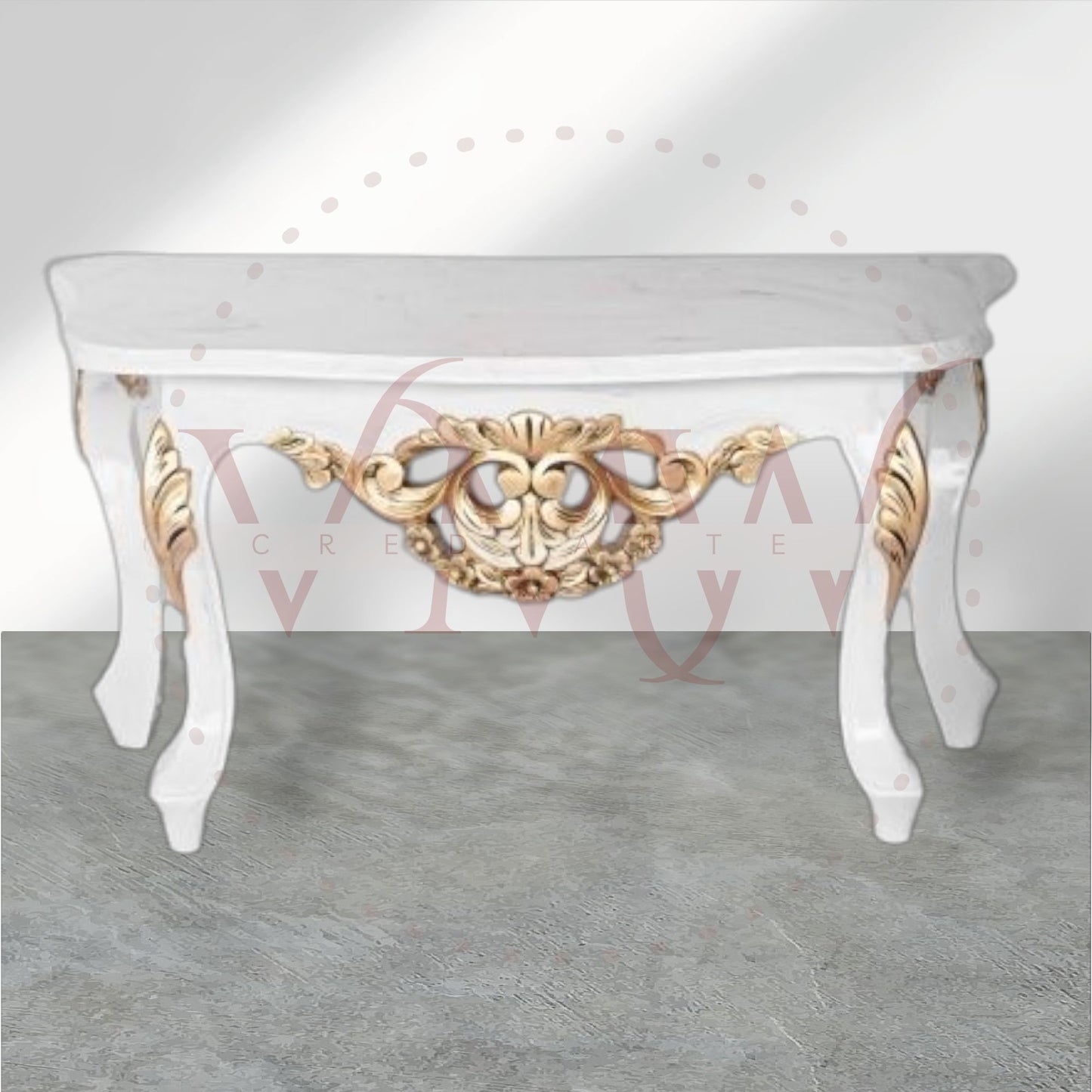 CONSOLA LUIS XV GRANDE DECORADA