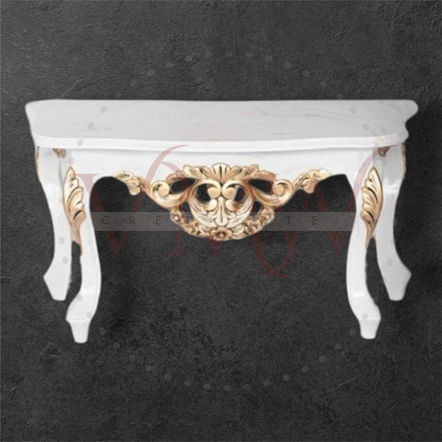 CONSOLA LUIS XV GRANDE DECORADA