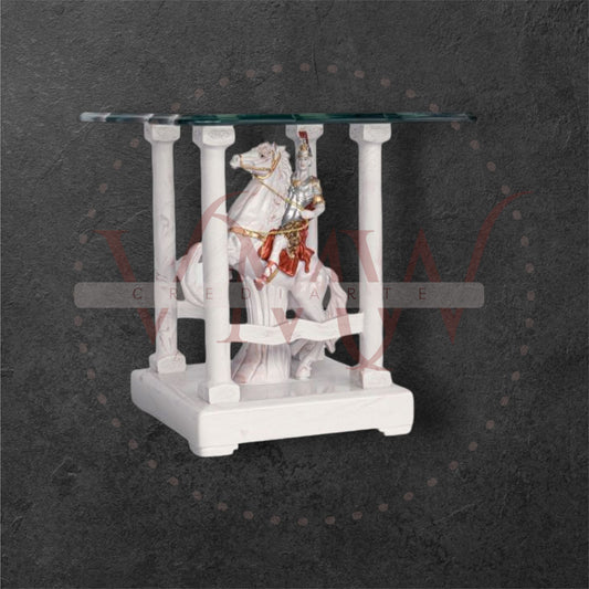 MESA AUXILIAR SANSÓN DECORADA